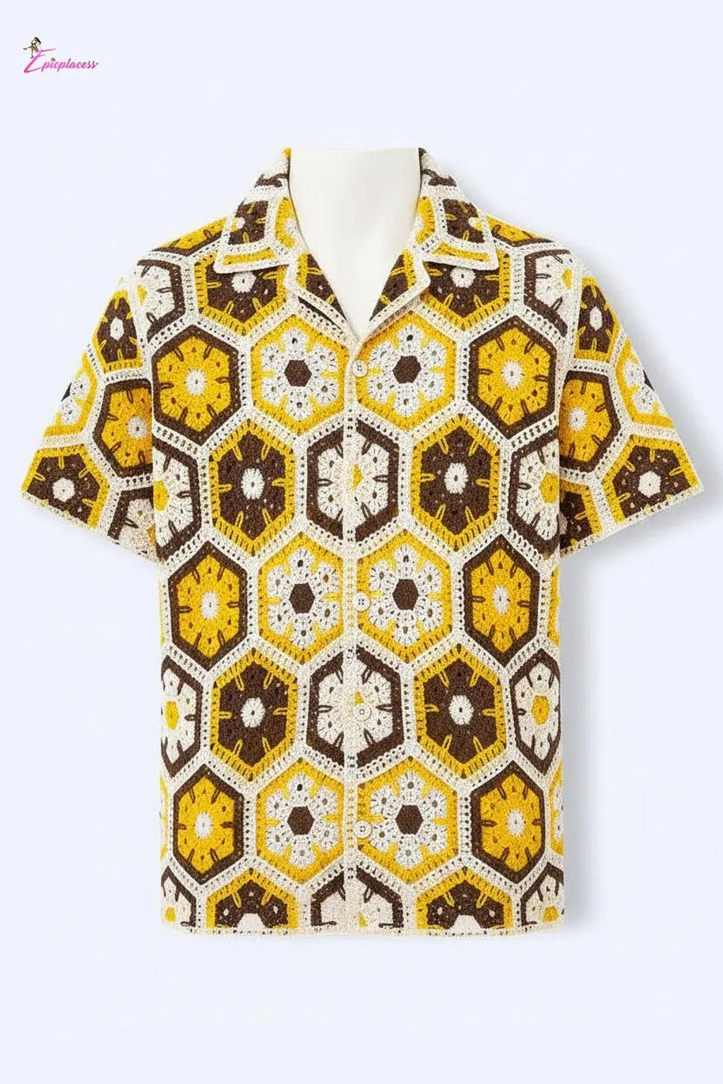 Open-knit shirt outfit view - Epicplacess