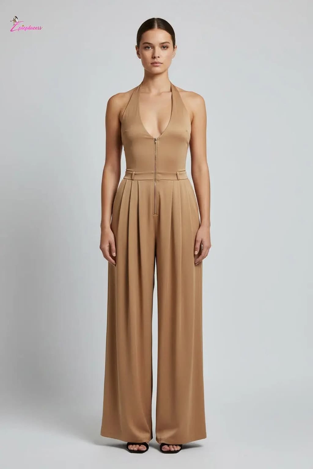 Wide-leg jumpsuit side view - Epicplacess