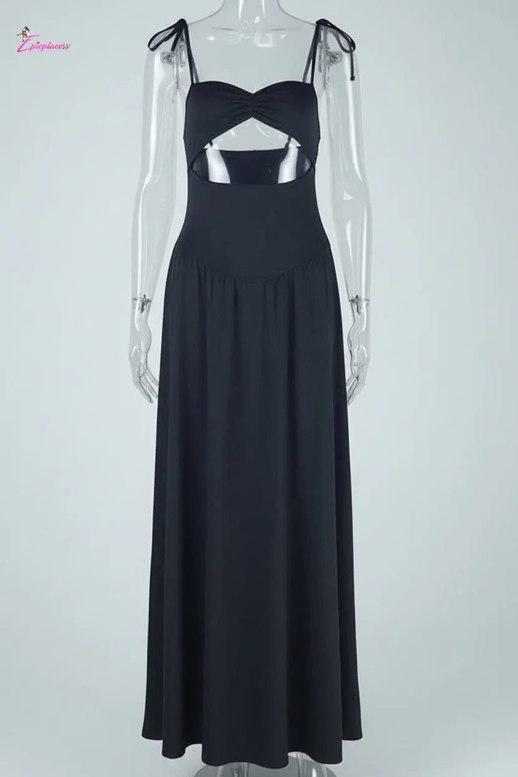 Black and white dress outfit view - Epicplacess