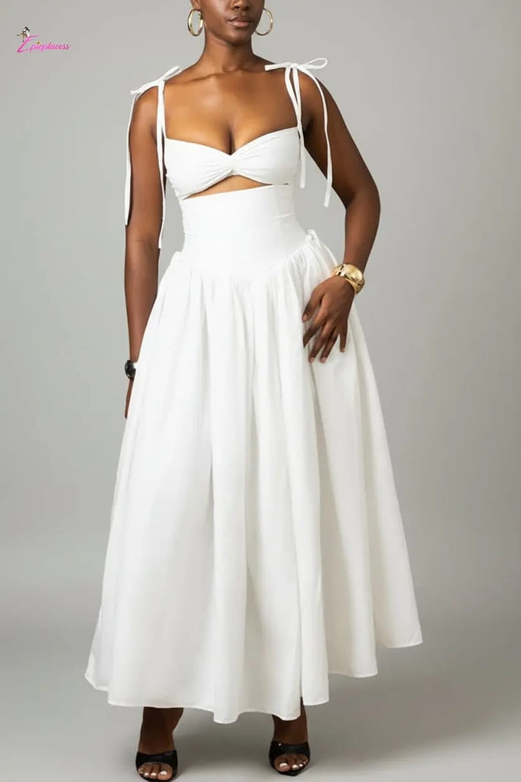 Black and white maxi dress - Epicplacess