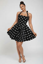 Polka dot mini dress - Epicplacess