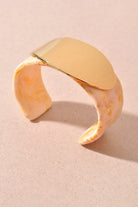Women's Modern Muse Two-Tone Sculptural Cuff Bracelet