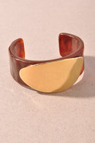 Women's Modern Muse Two-Tone Sculptural Cuff Bracelet
