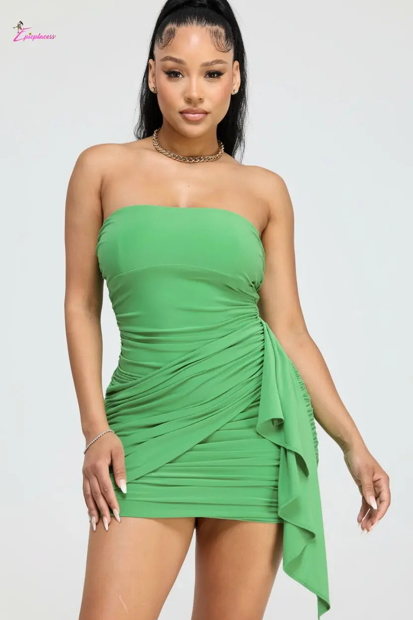 Naomi Embellished Strapless Bodycon Mini Dress - Epicplacess