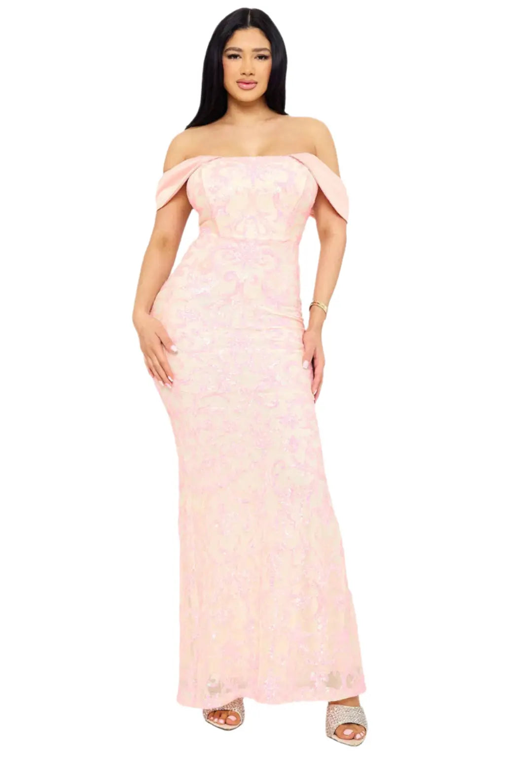 Pattern Alora Sequin Maxi Dress - Epicplacess