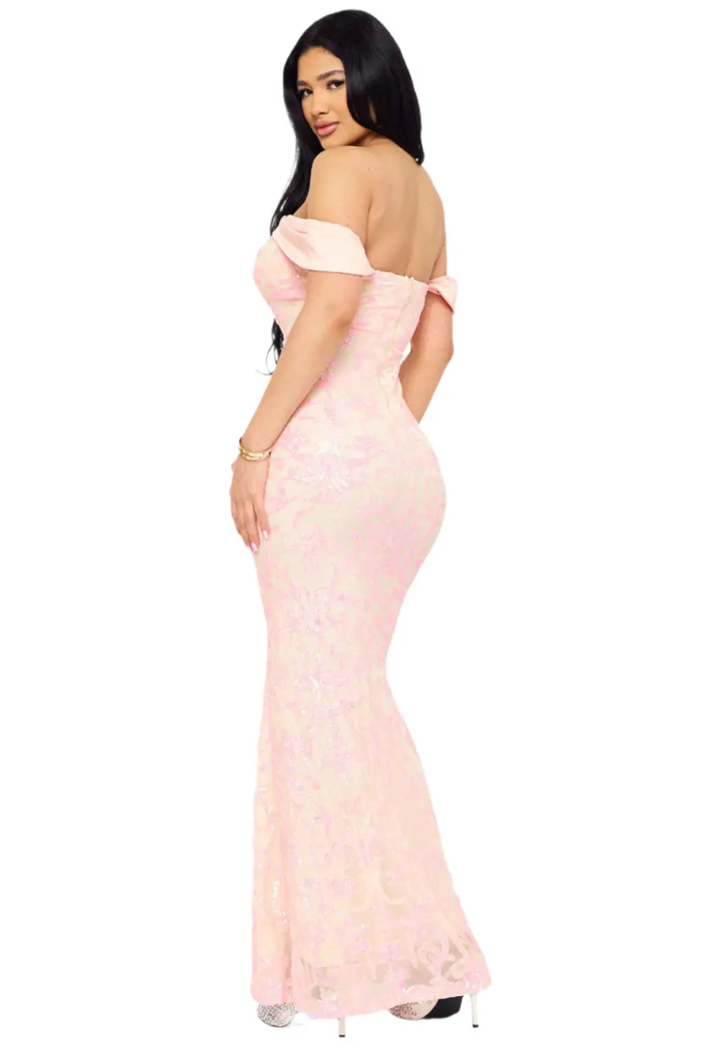 Pattern Alora Sequin Maxi Dress - Epicplacess