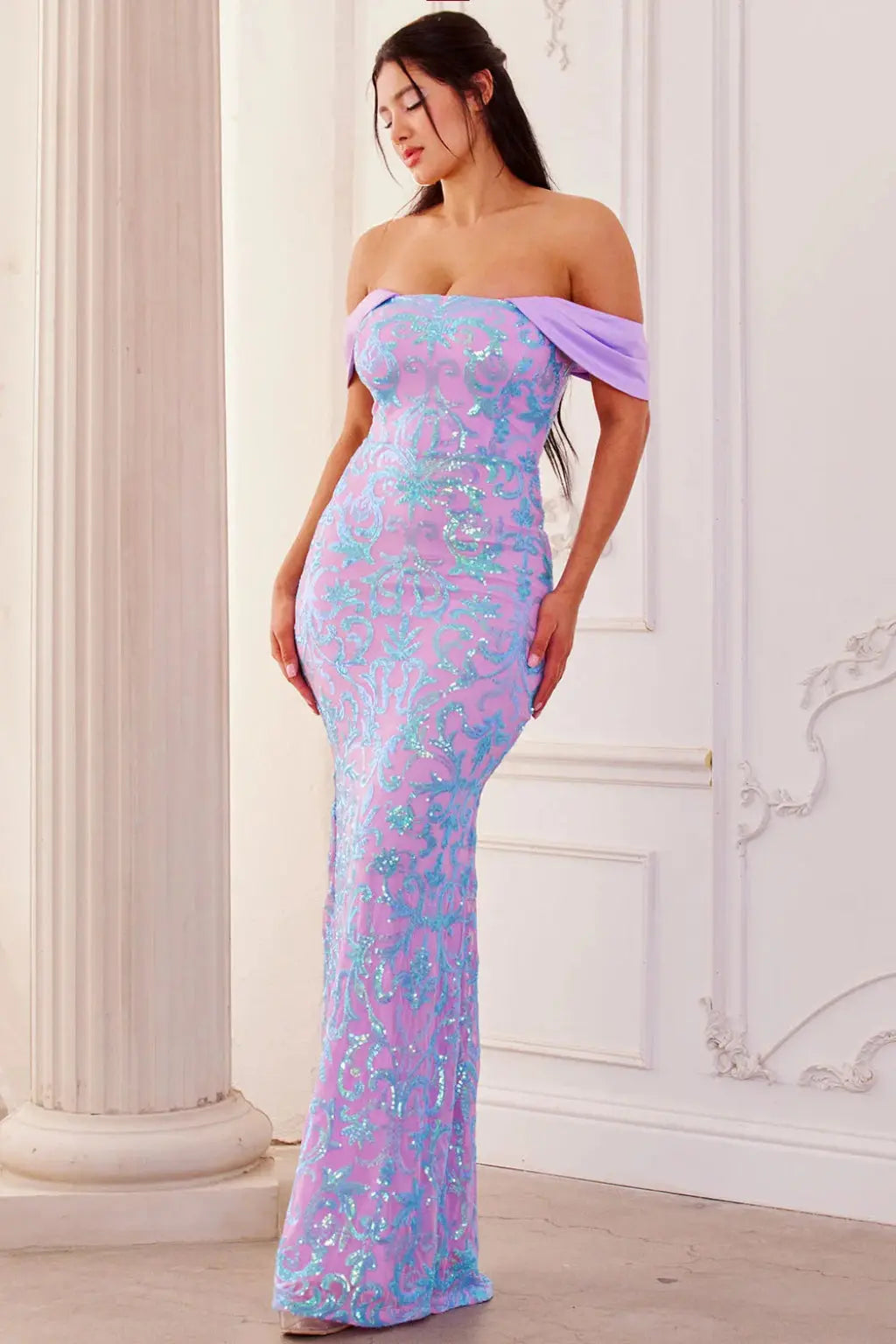 Pattern Alora Sequin Maxi Dress - Epicplacess