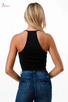 Y2k Style Kyla Halter Crop Tops