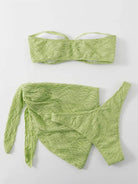 Sarong Bandeau 3 Piece Bikini Sunsuit bikini Epicplacess   