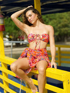 Tropical Bloom 2 Piece Bikini - Pink bikini Epicplacess   