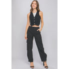 The Classic Women's Denim Cropped Top Bodysuit Epicplacess   