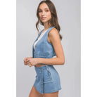 The Classic Women's Denim Cropped Top Bodysuit Epicplacess   