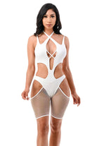 Cut It Up Bodysuit - White - Epicplacess