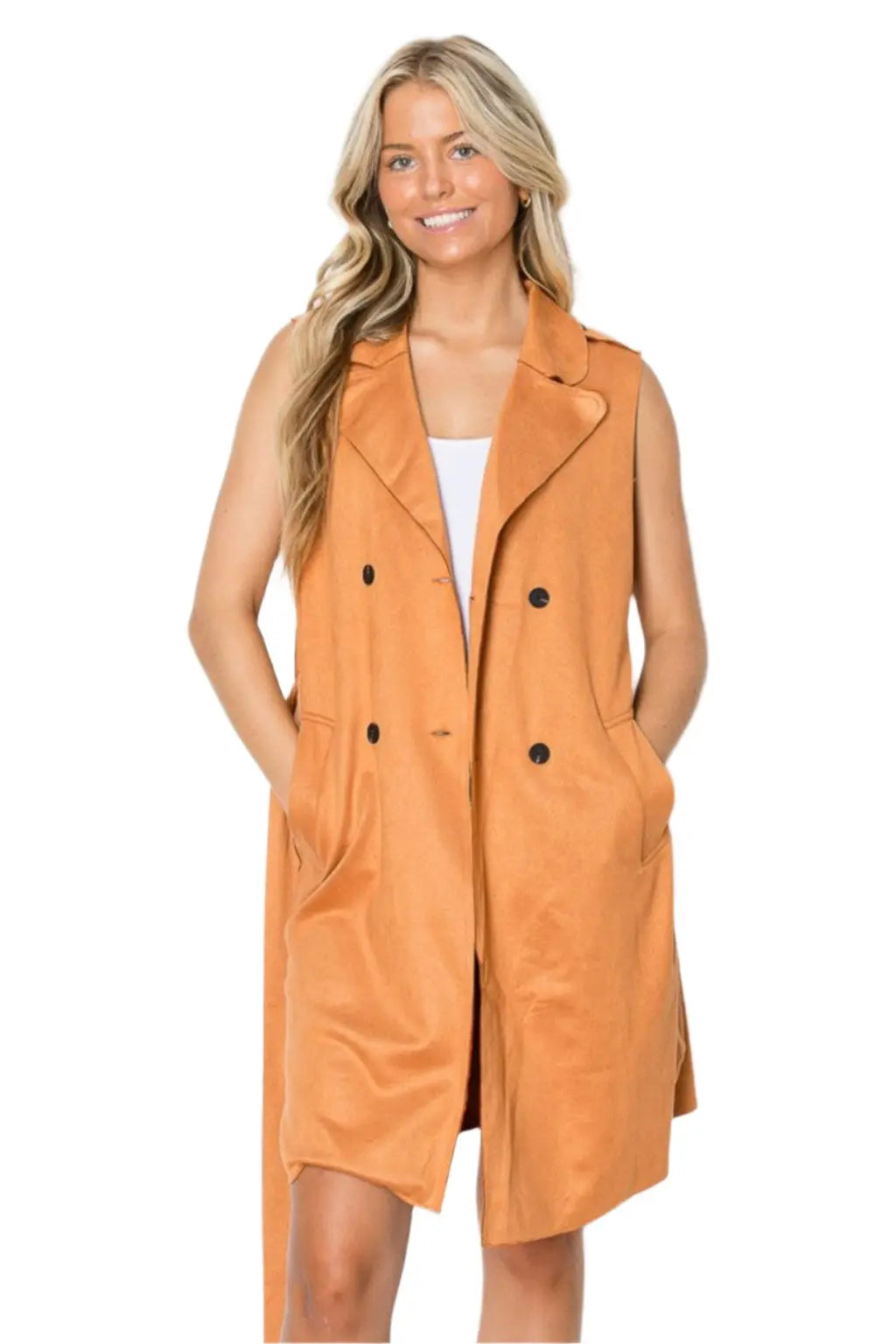 Double Breasted Croc Faux Leather Trench COAT - Epicplacess