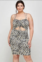 Floral Halter Midi Dress -Black Dress Epicplacess   