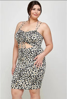 Floral Halter Midi Dress -Black Dress Epicplacess   