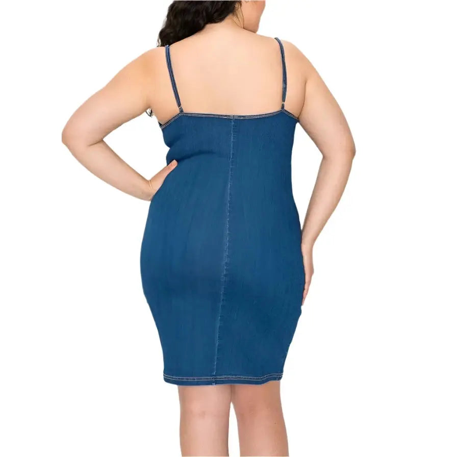 Dreams Women's Denim Mini Dress Dress Epicplacess   