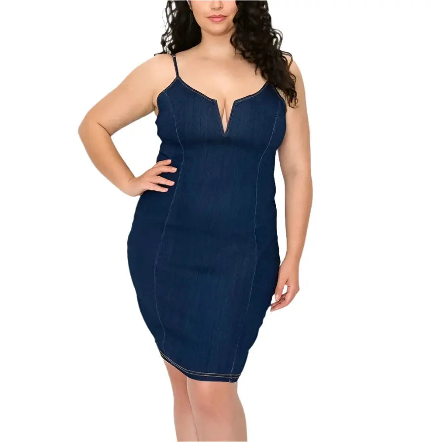 Dreams Women's Denim Mini Dress Dress Epicplacess   