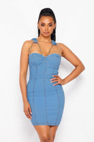 Gangsta Women's Denim Mini Dress Dress Epicplacess   