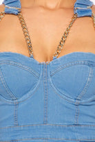 Gangsta Women's Denim Mini Dress Dress Epicplacess   