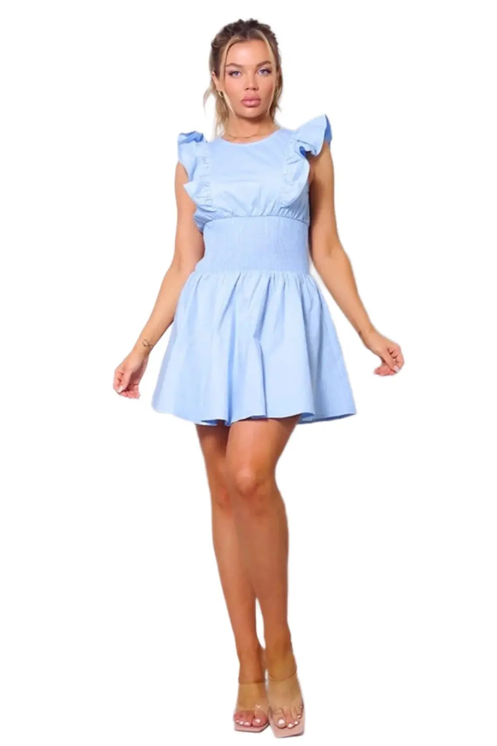 Carolina Ruffled Mini Dress Dress Epicplacess   