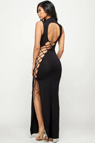 Super Ava Shapewear Maxi Dress - Pink Dress Epicplacess   