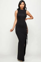 Super Ava Shapewear Maxi Dress - Pink Dress Epicplacess   