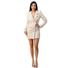 LA LA Tweed Blazer Mini Dress Dress Epicplacess   