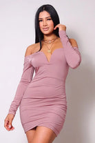 Maura Off Shoulder Mini Dress - Epicplacess