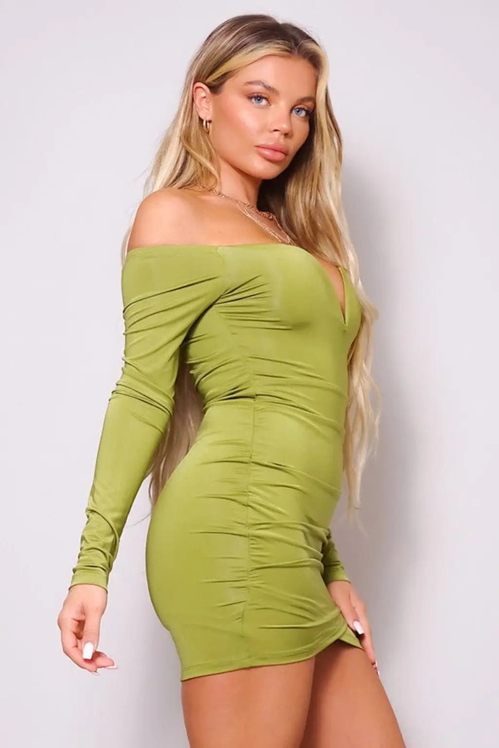 Maura Off Shoulder Mini Dress Dress Epicplacess   