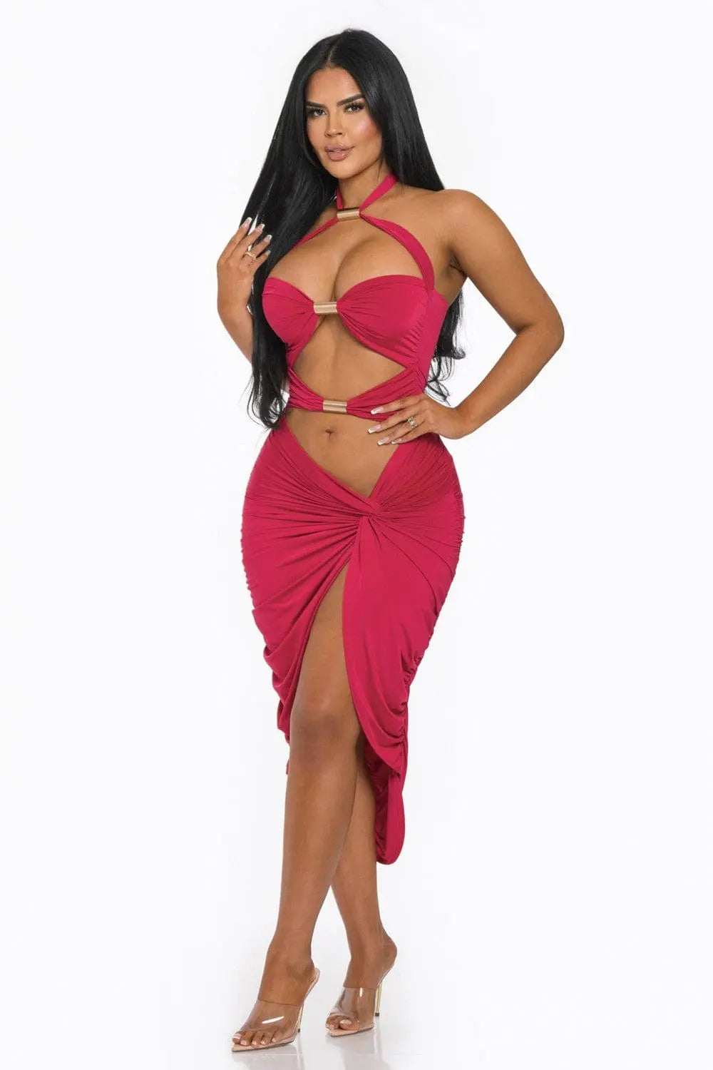 Slay The Day Micro Midi Dress Dress Epicplacess   