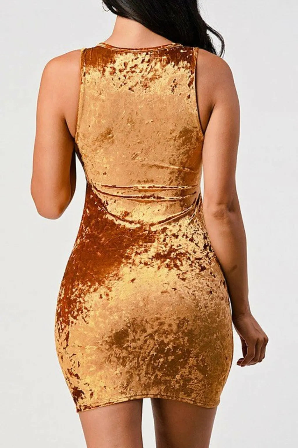 Say Nothing velvet Mini Dress - Silver Dress Epicplacess   