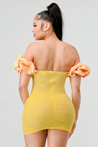 Luxe Ruffled Satin Mini Dress Dress Epicplacess   