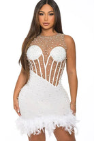Miss Ann Floral Mini Dress - White Dress Epicplacess S White 