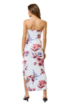 Queen Night Satin Floral Print Maxi Dress Dress Epicplacess M White 