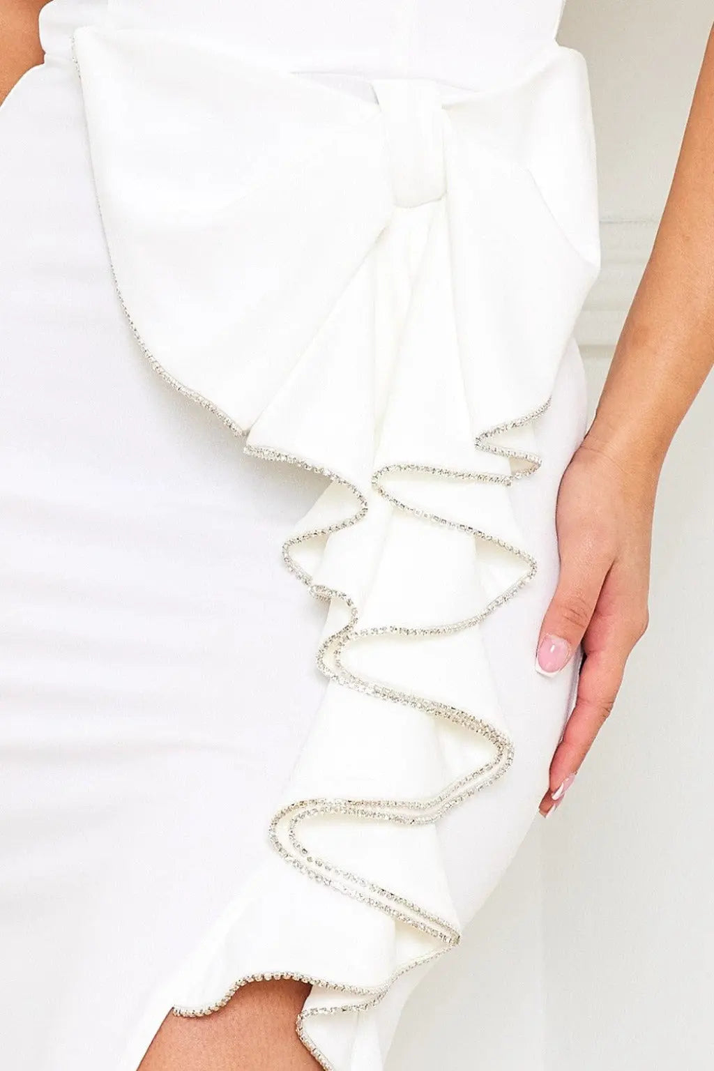 Reena Embellished Bandage Trim Maxi Dress Dress Epicplacess   