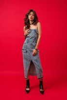 Rustic Women's Denim Midi Dress Dress Epicplacess   