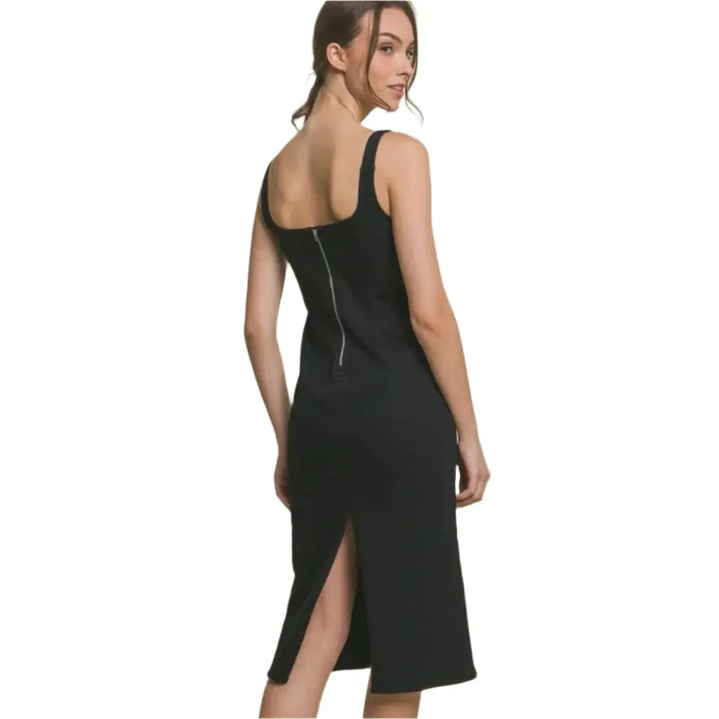 Breeze Britany Denim Midi Dress Dress Epicplacess   