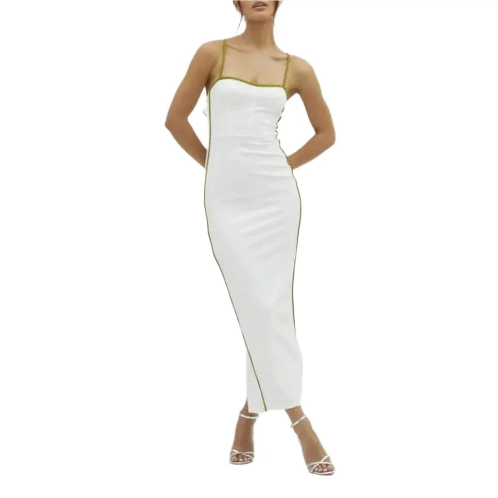 All Eyes on Me Maxi Dress Dress Epicplacess XS White 