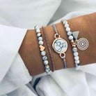 Pineapple Love 4 Layered Sets Bracelets