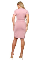 Alexandra Draped Mini Dress Dress Epicplacess   