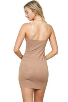 Bustier Embo Jacquard Cami Mini Dress Dress Epicplacess   