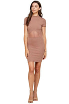 Corset Mesh Mock Mini Dress Dress Epicplacess   