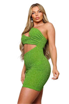 Glimmer Shine CutOut Mini Dress Dress Epicplacess   
