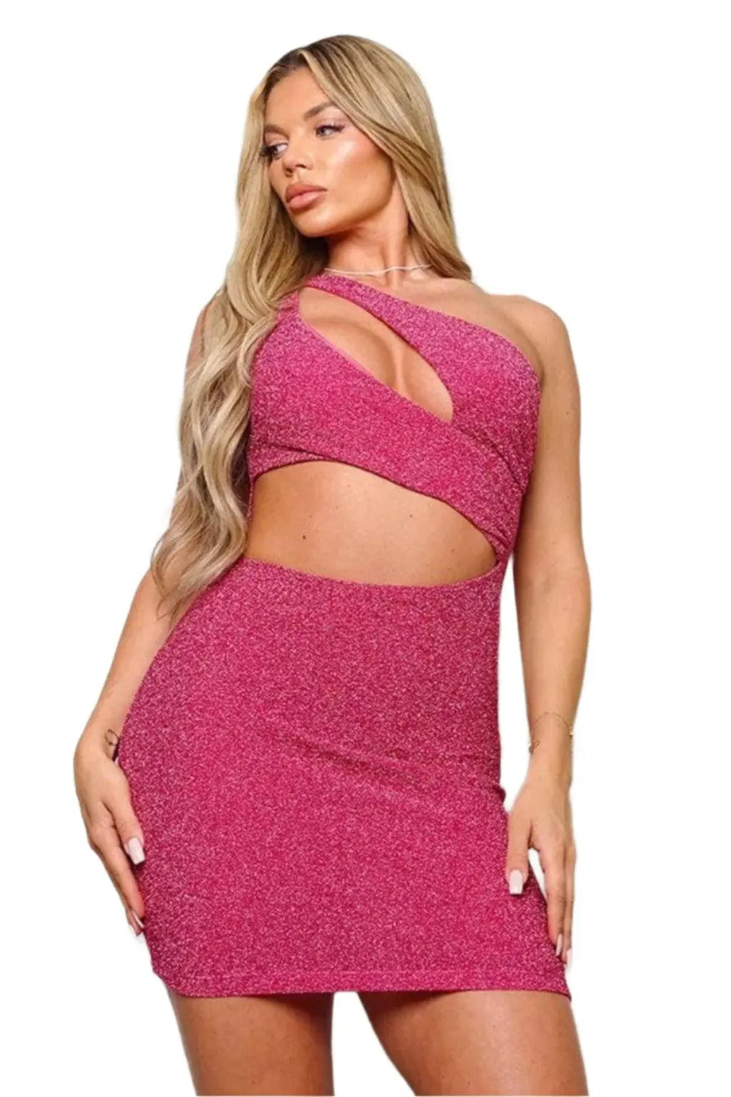 Glimmer Shine CutOut Mini Dress Dress Epicplacess   