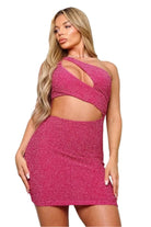 Glimmer Shine CutOut Mini Dress Dress Epicplacess   