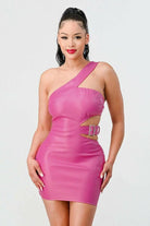 Hilana Rhinstone Belted Mini Dress Dress Epicplacess   