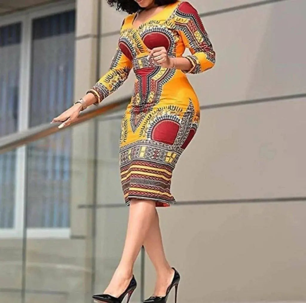Europe Pecan Rochelle Midi Dress Dress Epicplacess M RED 
