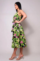 MAUI NIGHTS TROPICAL SUMMER MIDI DRESS Dress Epicplacess   