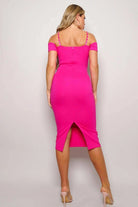 Pearl Off Shoulder Mermaid Midi Dress Dress Epicplacess   